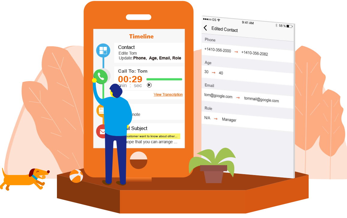 How to View CRM Notes - Simple Mobile CRM